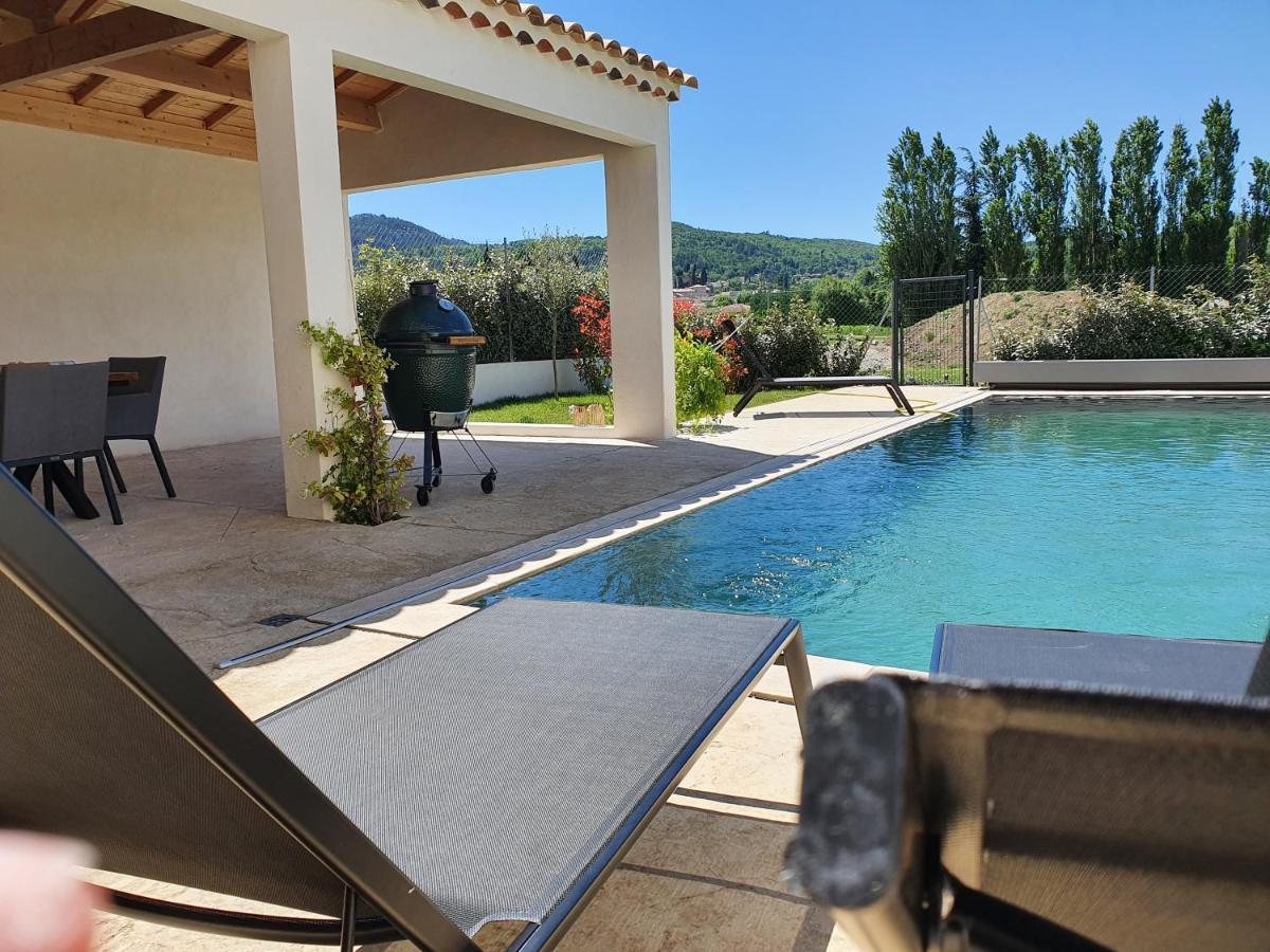Villa Mont Ventoux: Luxury Retreat with Private Pool and Provençal Views Malaucene Exterior photo